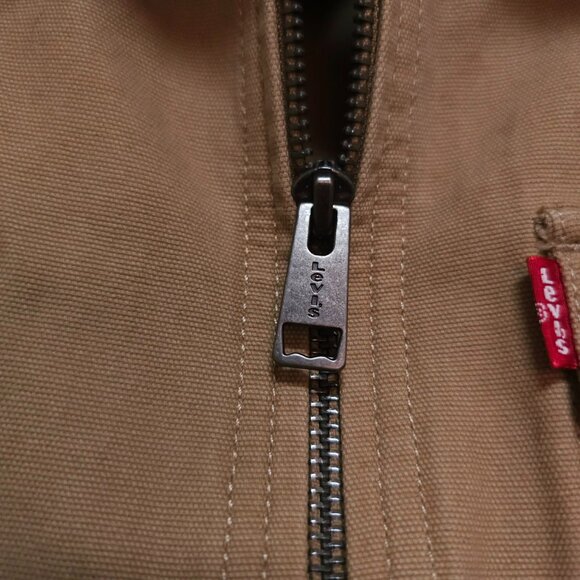 NWT Levi's Men's Tan Cotton Canvas Depot Utility Jacket Size M - Picture 8 of 10